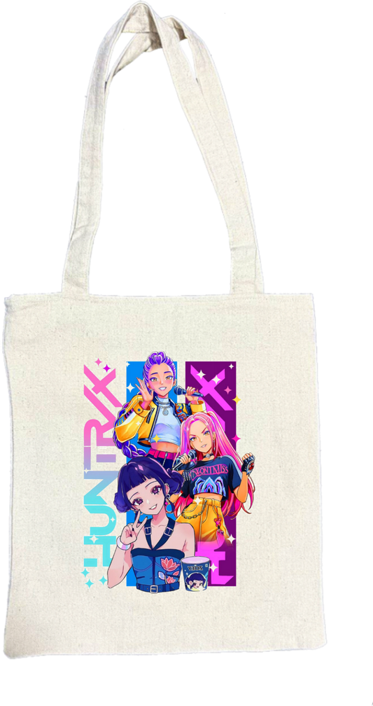 Hunterix kpop tote bag Beige 16