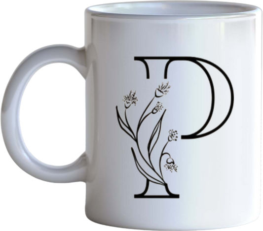 vector letter Mug P 16