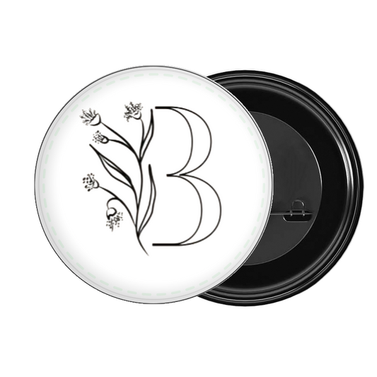 vector letter brooch B 16