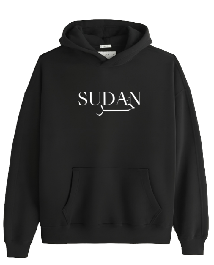 Sudan Oversize Hoodie Black 16