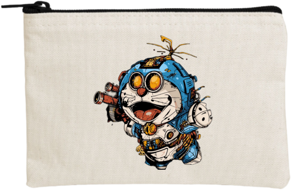 Doraemon wallet pencil case Beige 1