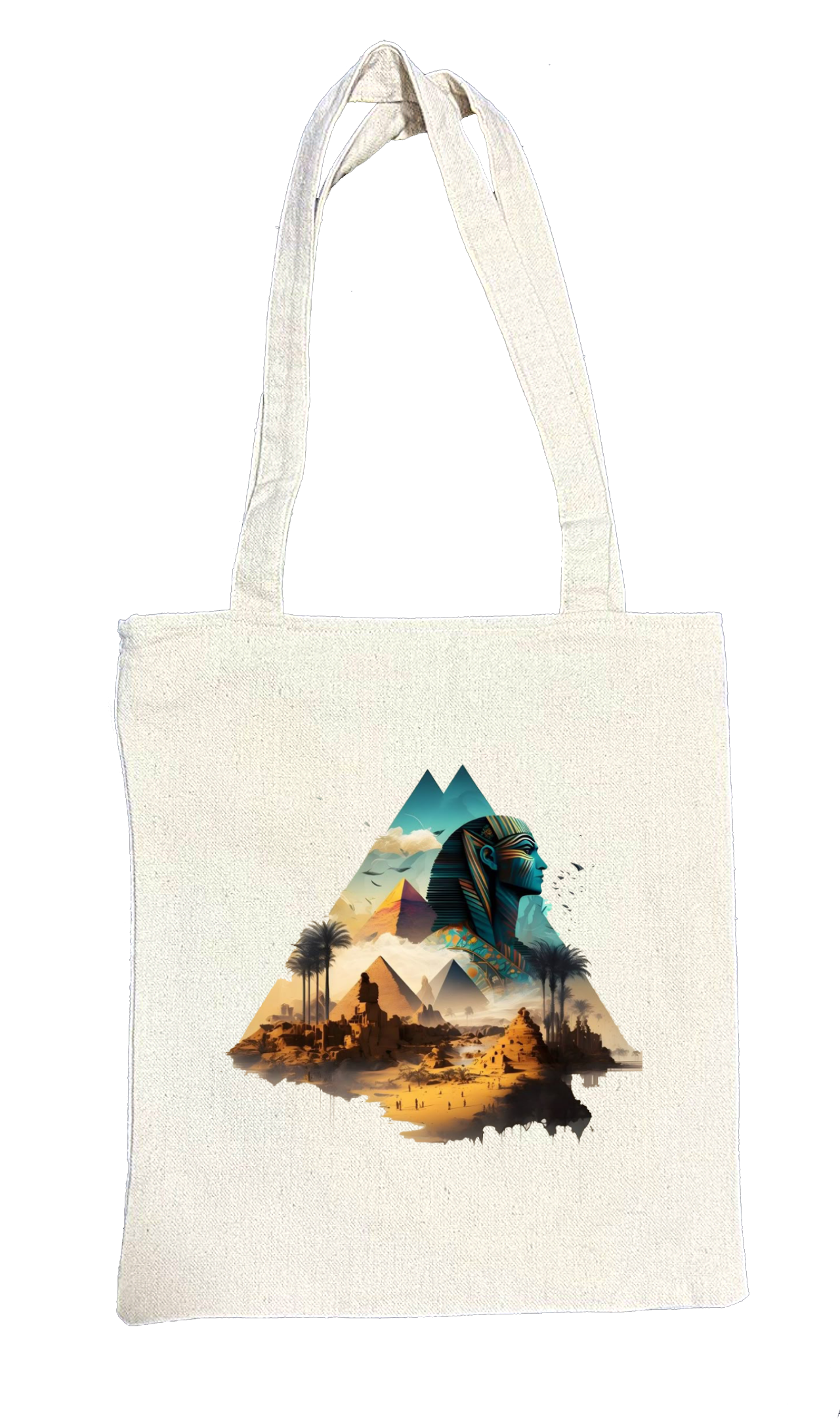Egypt tote bag beige 16