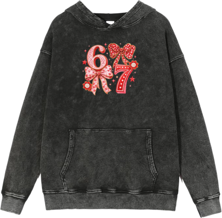 67 designs Oversize Hoodie Washed 16