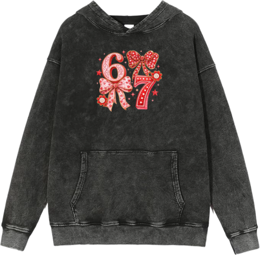 67 designs Oversize Hoodie Washed 16
