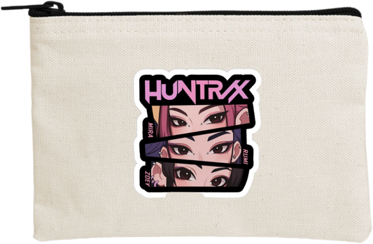 Hunterix kpop wallet pencil case Beige 16