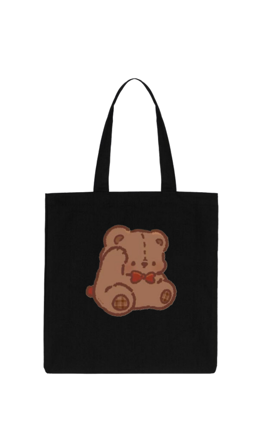 bear tote bag Black 16
