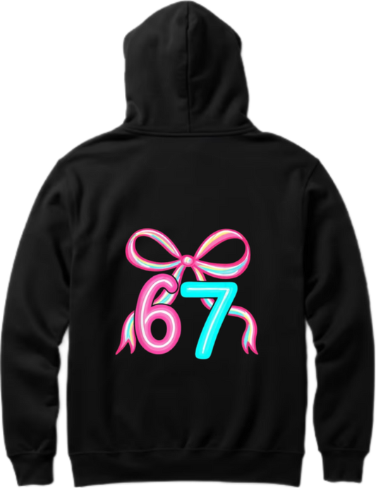 designs 67 Oversize Hoodie Black Back 16