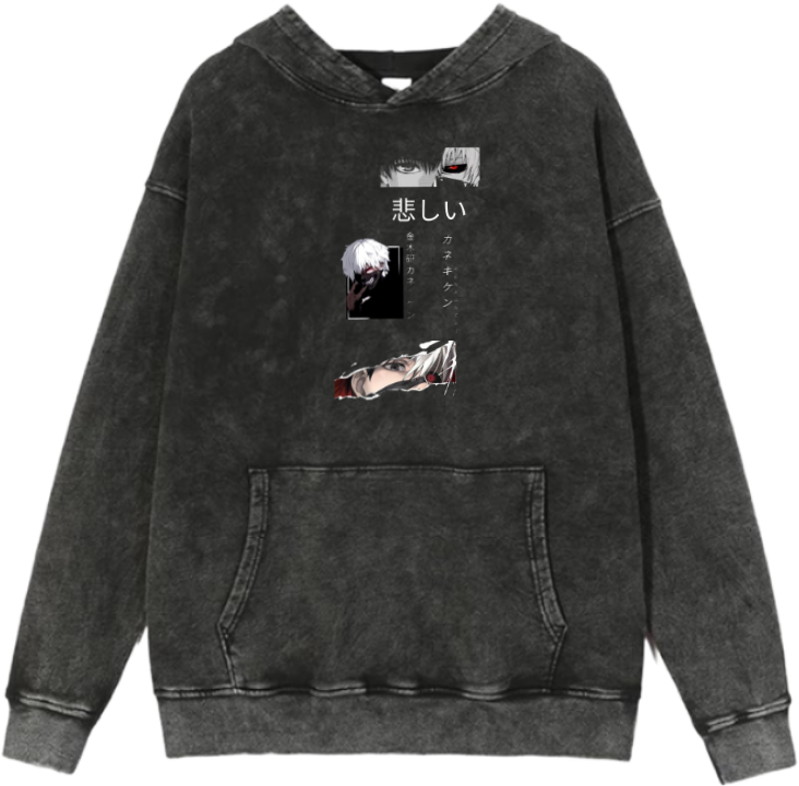 Tokyo ghoul One Size hoodie Washed 16