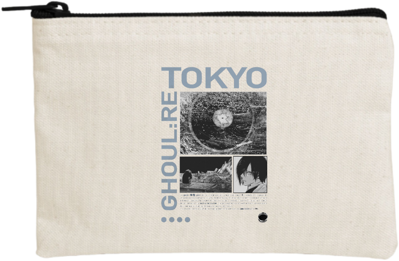 Tokyo ghoul wallet pencil case Beige 16