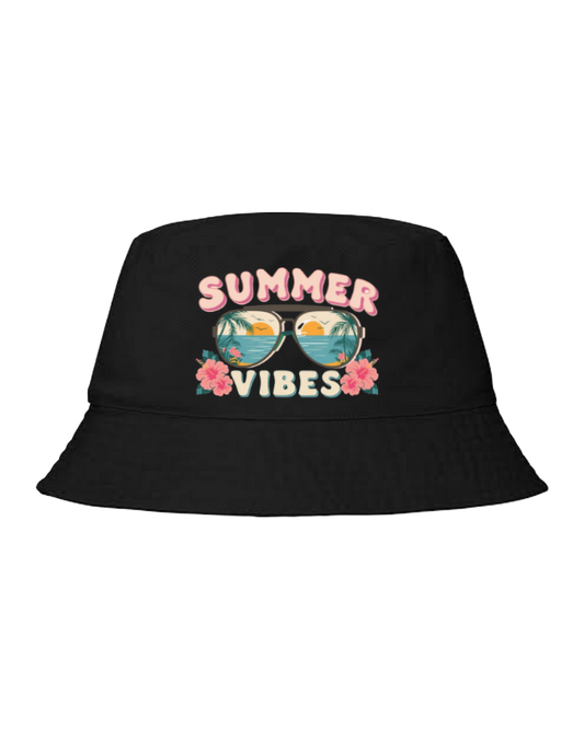 Summer Vibes Bucket hat Fishman hat cap Black 16