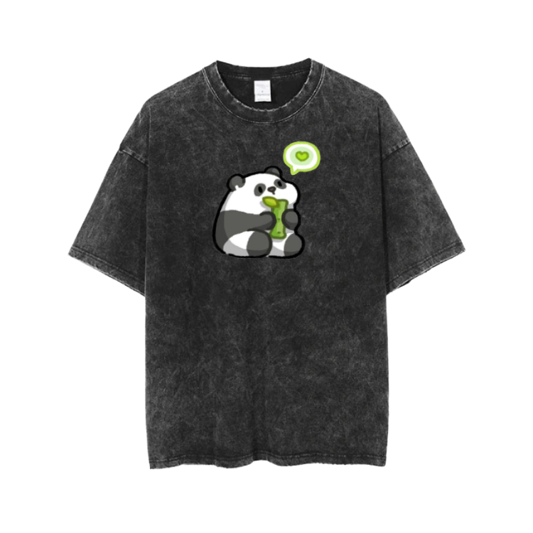 PANDA One Size t- shirt Washed 16