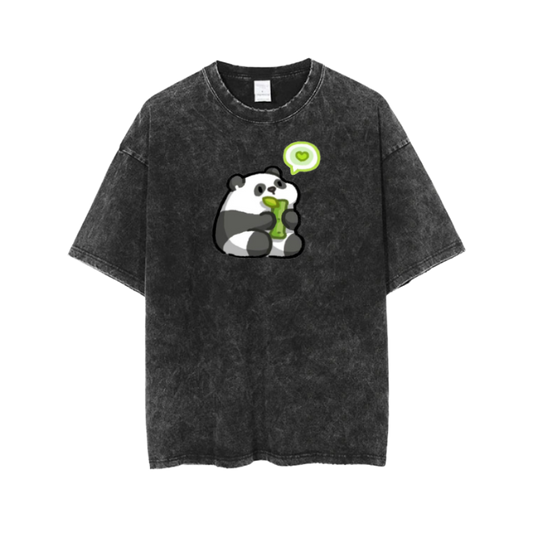 PANDA One Size t- shirt Washed 16
