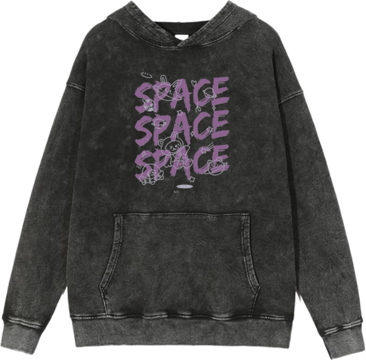 names One Size hoodie Washed SPACE 16