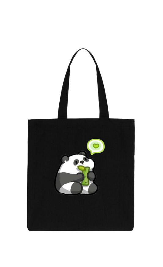 PANDA tote bag Black 16