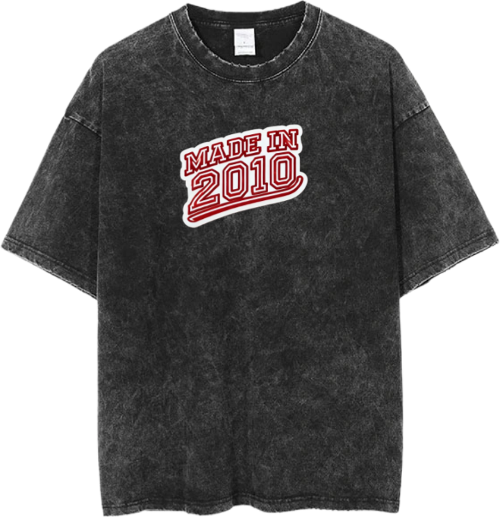 age t- shirt Washed 2010