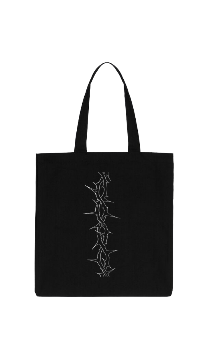 Goth tote bag Black 16