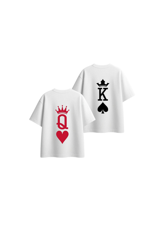 VaIentine coupIe t- shirt White Cables Back 16