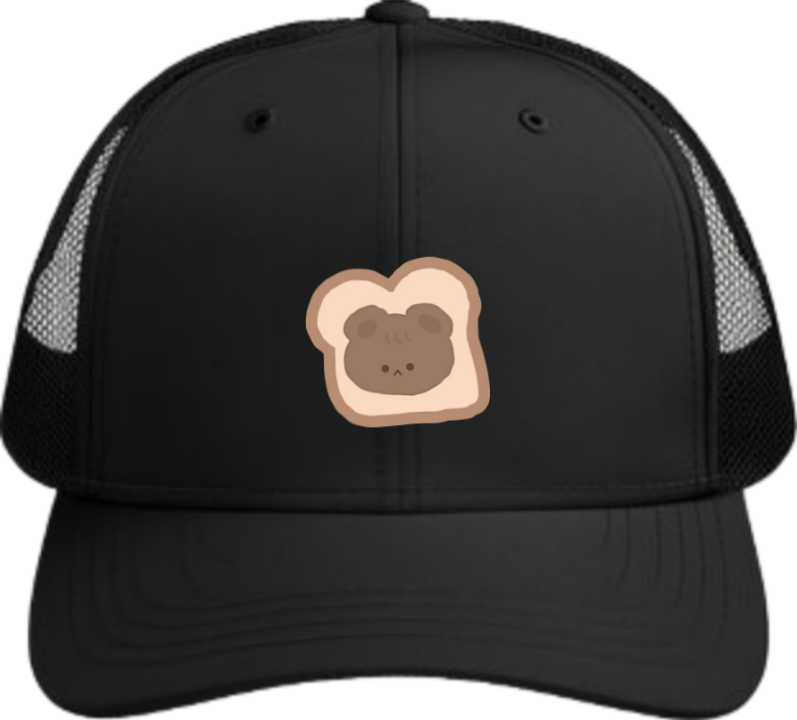 bear Baseball cap Black 16