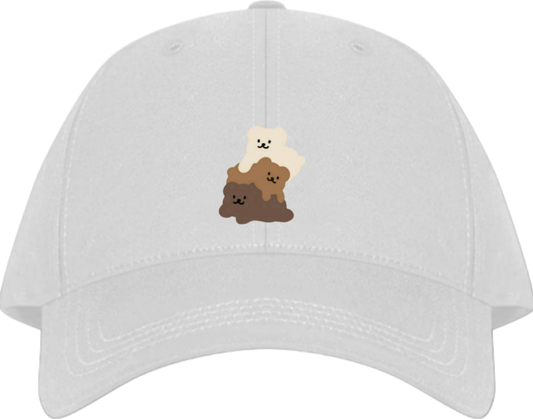 bear Baseball cap White  16