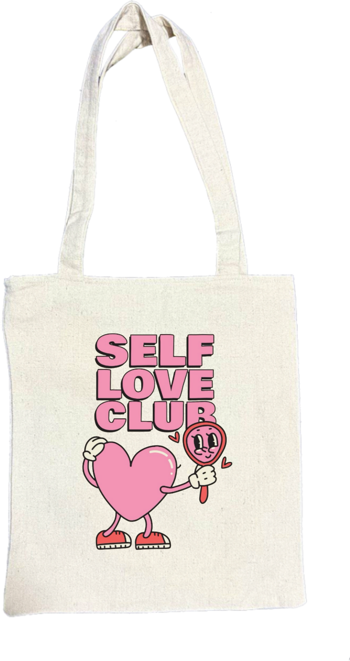 SELF LOVE CLUR tote bag beige 156