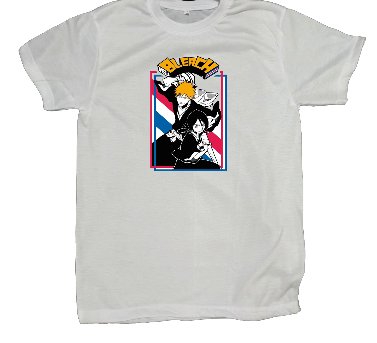 Bleach t- shirt fat White 16