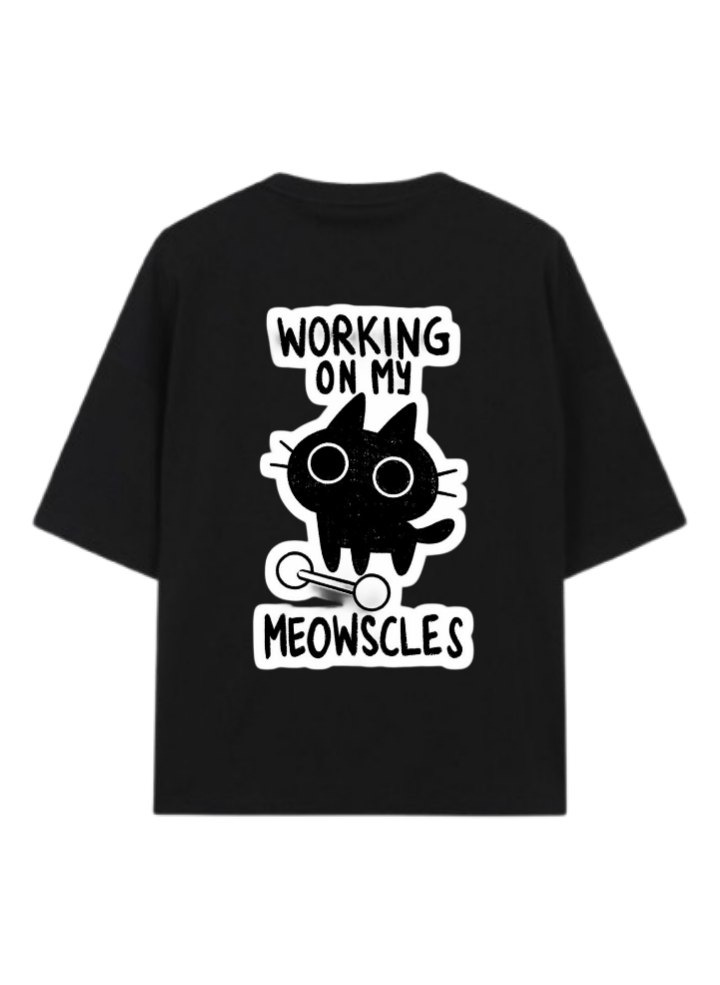 workout gym pilates One Size t- shirt Black Back 16