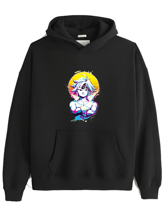 Anime Nanatsu no taizai seven deadly sins Oversize Hoodie Black 16