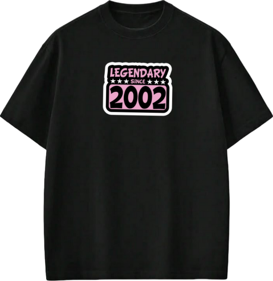 age t- shirt Black 2002