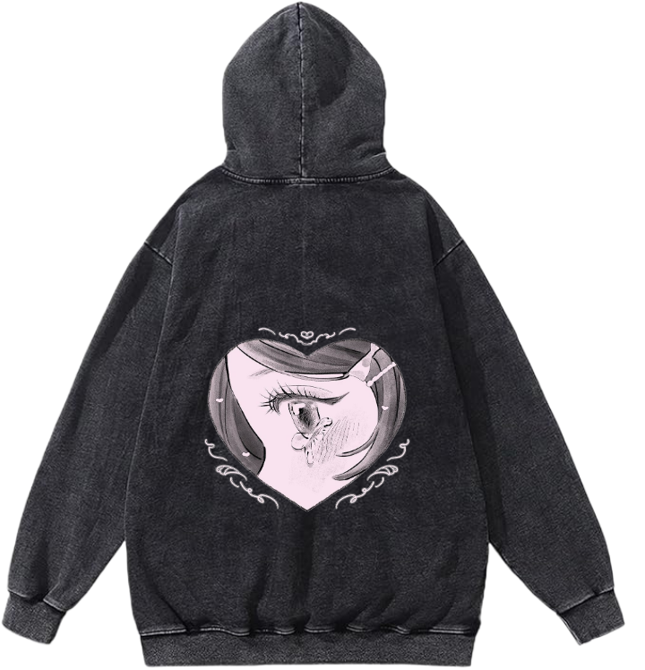 Lover One Size hoodie Washed Back 15