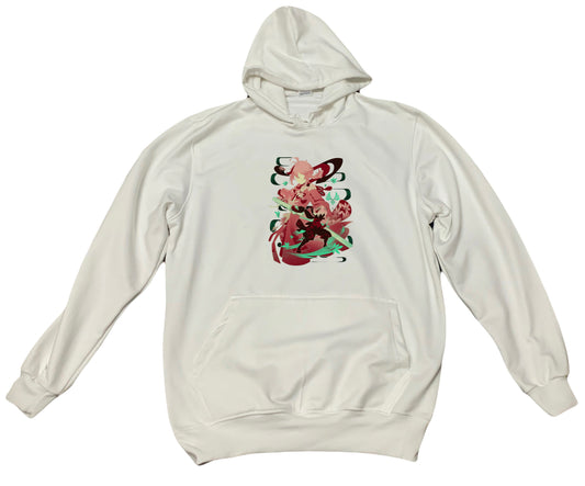 Genshin Impact OverSize hoodie White 4