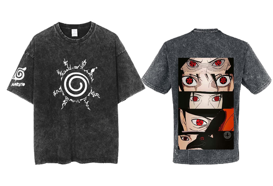 Naruto Shippuden t- shirt One Size Washed Back 15