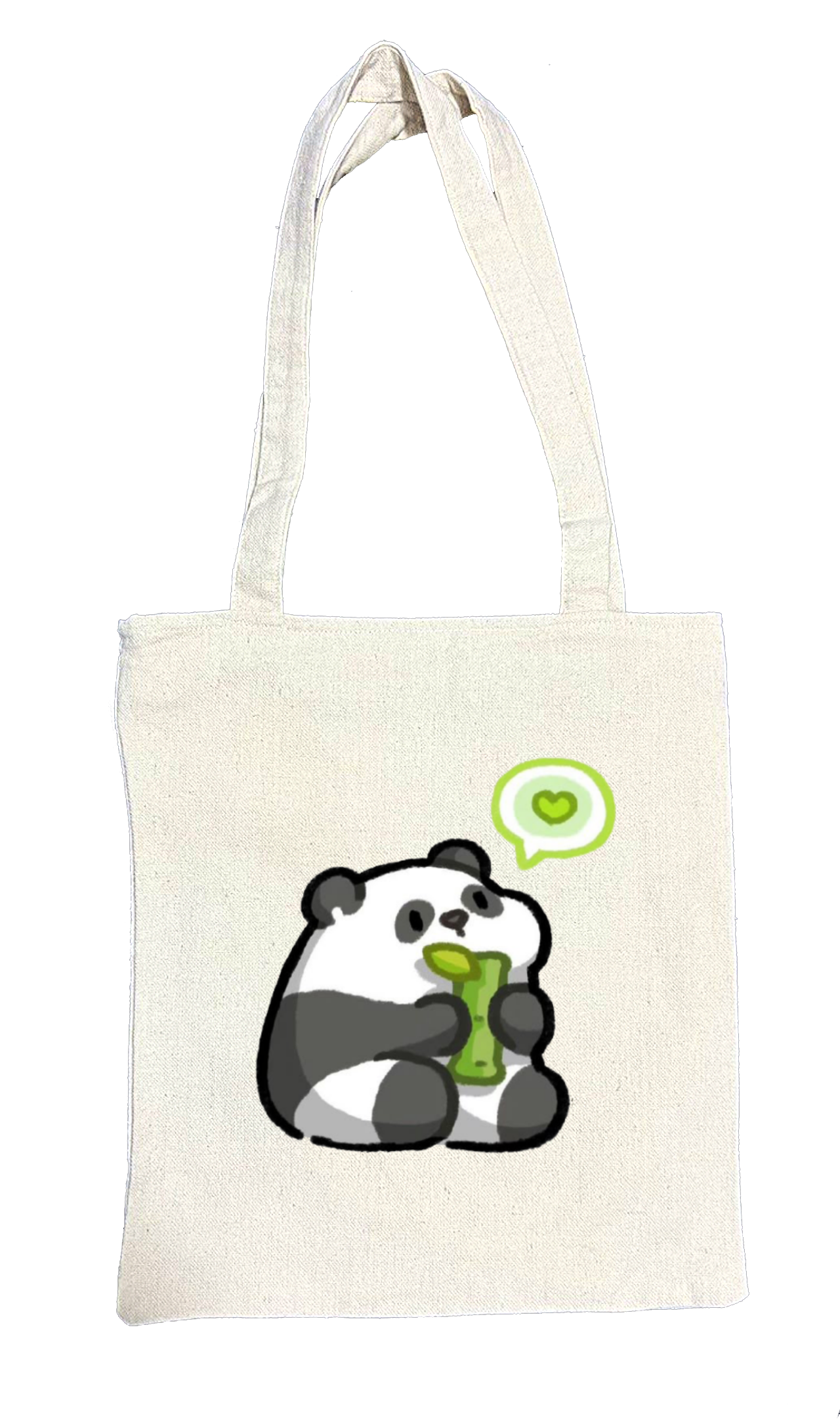 PANDA tote bag beige 16