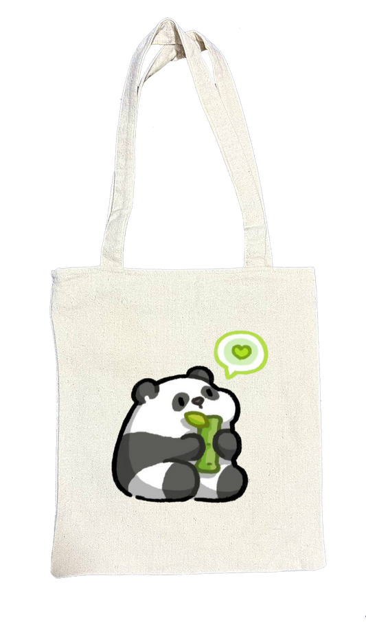 PANDA tote bag beige 16