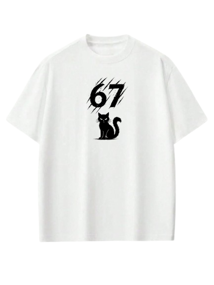 67 designs One Size t- shirt White 16