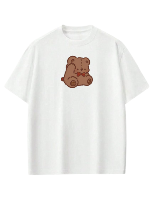 bear t- shirt White  16