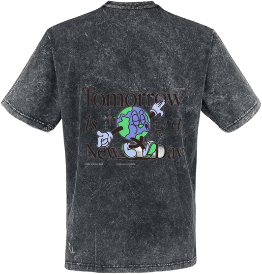 Tomorrow isa New Day t- shirt One Size Washed Back 16