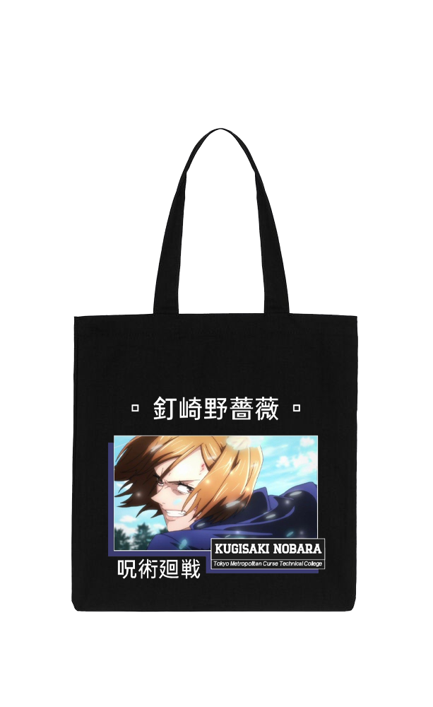 jujutsu kaisen GOJO  tote bag Black 16