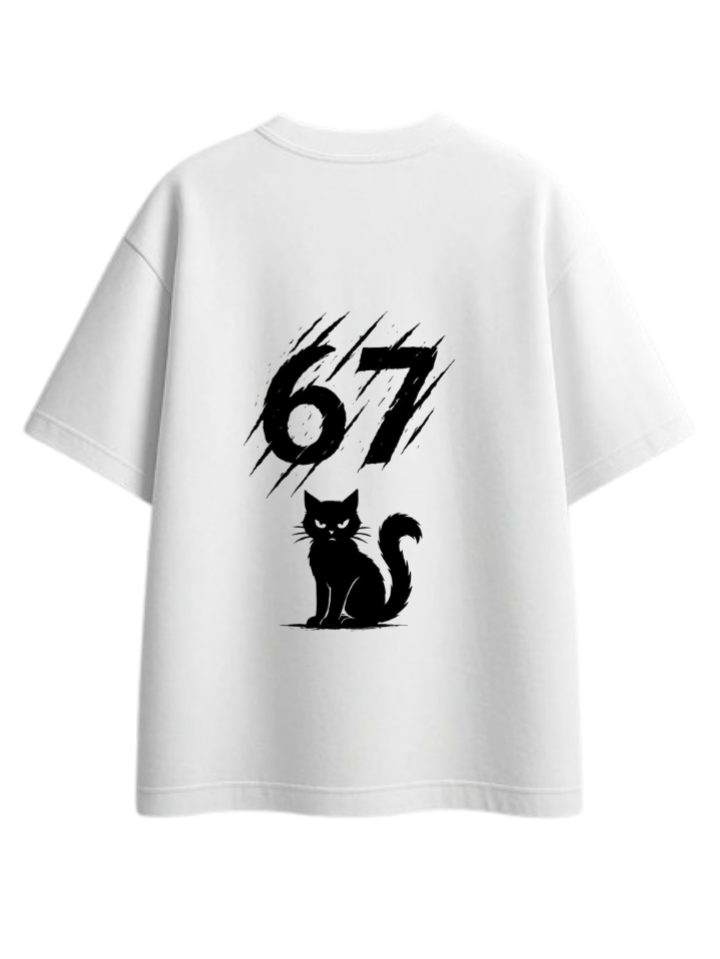 67 designs One Size t- shirt White Back 16