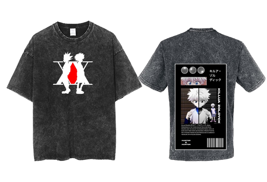 Hunter × Hunter t- shirt One Size Washed Back 16
