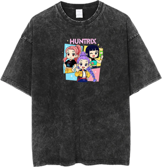 Hunterix kpop  t- shirt Washed  16