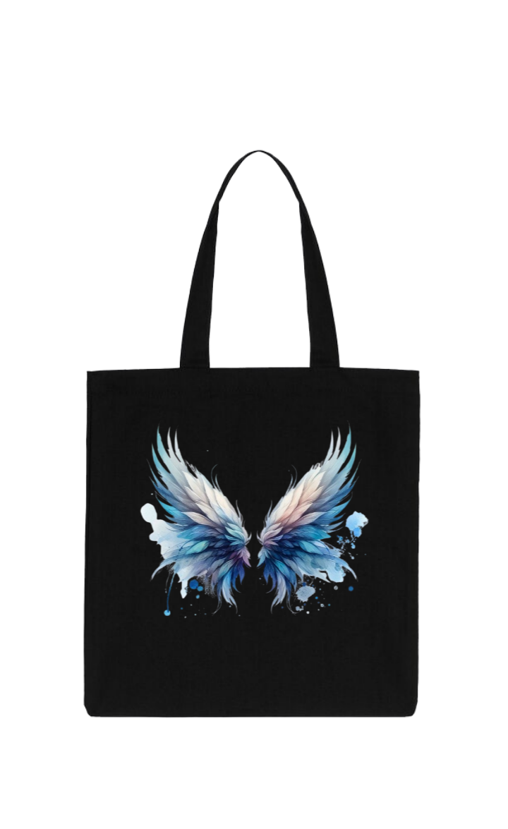 butterflies tote bag Black 16