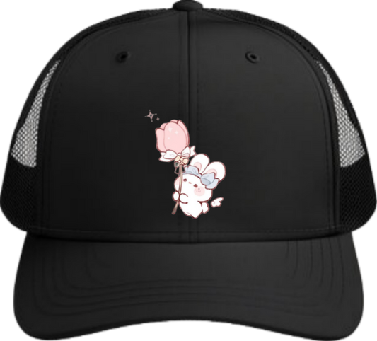bunny Baseball cap Black 16