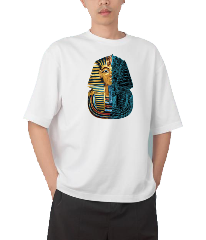 Egypt t- shirt Over Size White 16