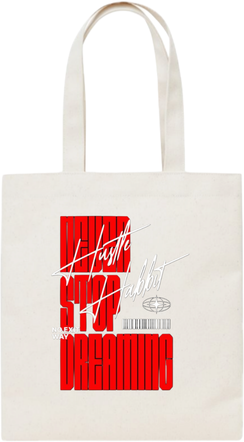 Never Stop Dreaming tote bag beige 16