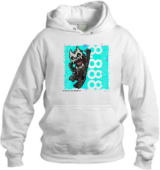 Kaiju No. 8 Over Size hoodie White 16