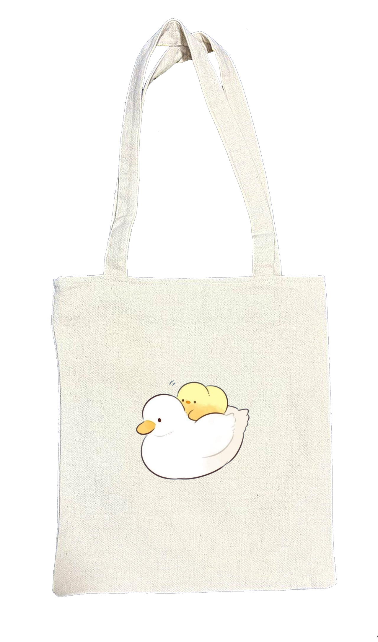 duck tote bag beige 16