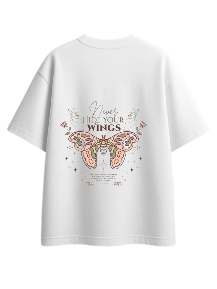 butterflies t- shirt White Back 16
