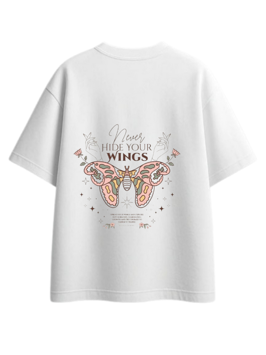 butterflies t- shirt White Back 16