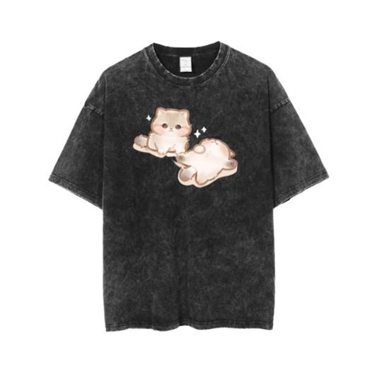 cat One Size t- shirt  Washed 16