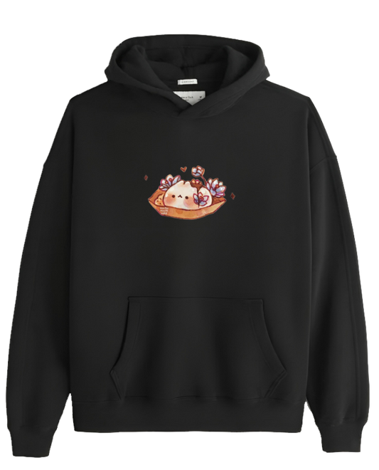 bunny Oversize Hoodie Black 16